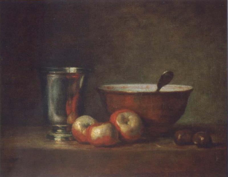 Jean Baptiste Simeon Chardin The silver goblet Sweden oil painting art
